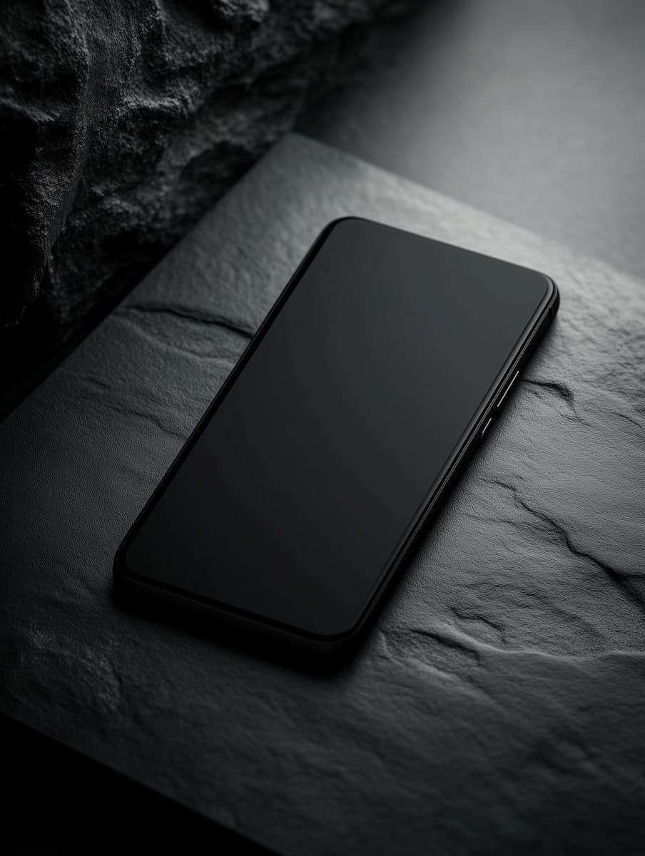 Smartphone resting on stone representing mobile-first discovery