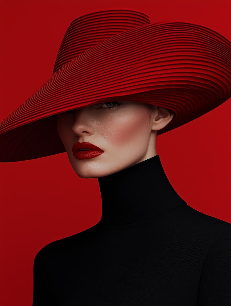 Fashion editorial portrait representing the retailer's seasonal collection